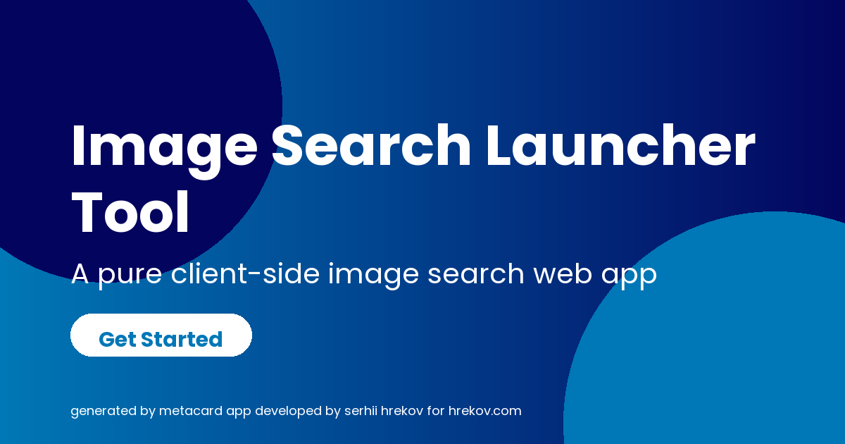Image Search Launcher Tool