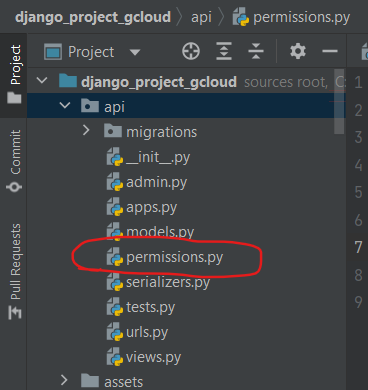 django rest framework drf permissions file