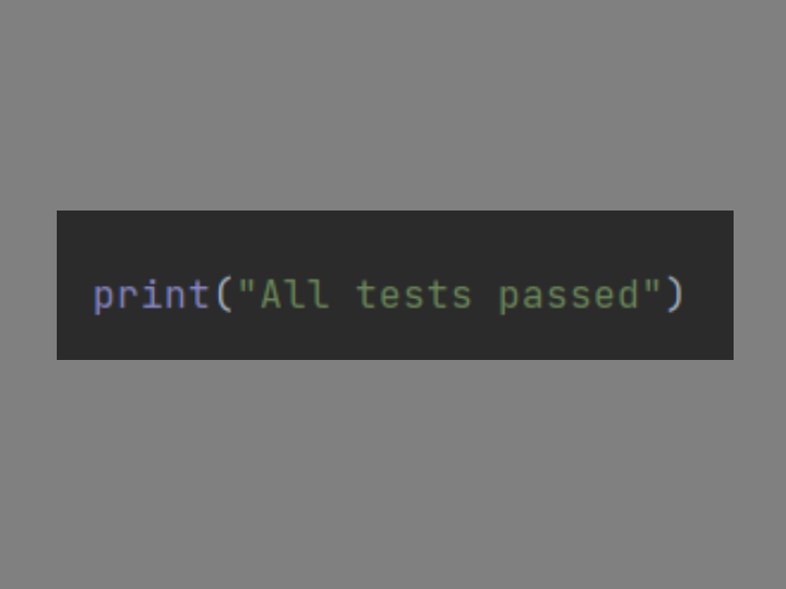 How to assert 2 simple functions return the same value in Python?