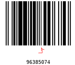 remove text under barcode in python